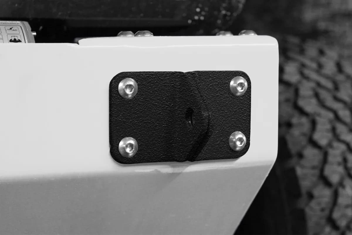 Recovery and Towing 2007-2018 D-Ring Mounting Brackets Texturized Black