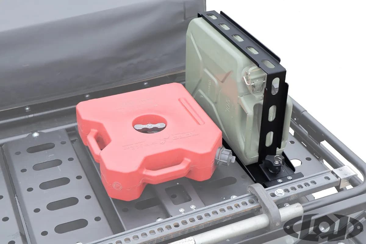 Destroyer Roof Rack Jerry Can Mount (Black Powder Coated)