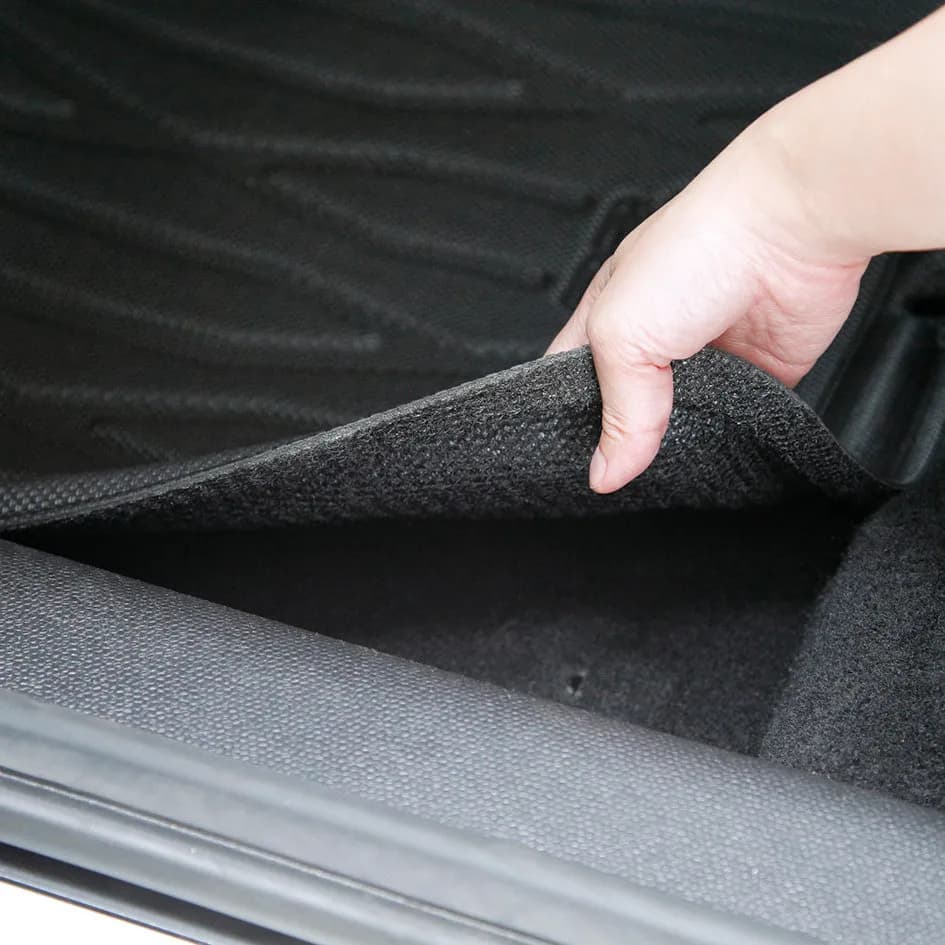 Universal Mat 777-1 4 Pcsset Kagu Sizel Frontl28in Xw21in Rearl20in X21in Black