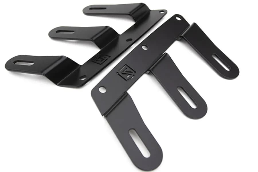 2122 Bronco Front Bumper OEM Fog LED Bracket Mount(6)3in Zroadz Or Similar LED Pod Lights