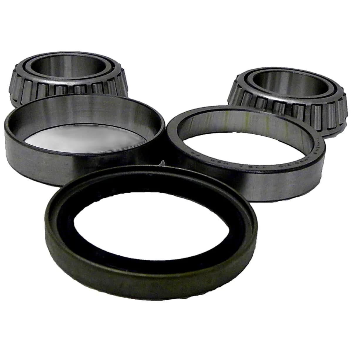 Crown Automotive Jeep Replacement 5356661K Front Wheel Bearing Kit with 76-86 Jeep CJ-5, CJ-7, CJ-8, w/ Front Disc Brakes