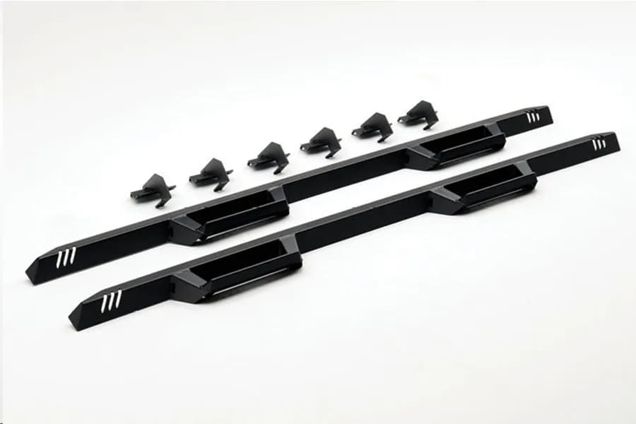 0718 Wrangler 2DR Textured Black Full Length Step Bar