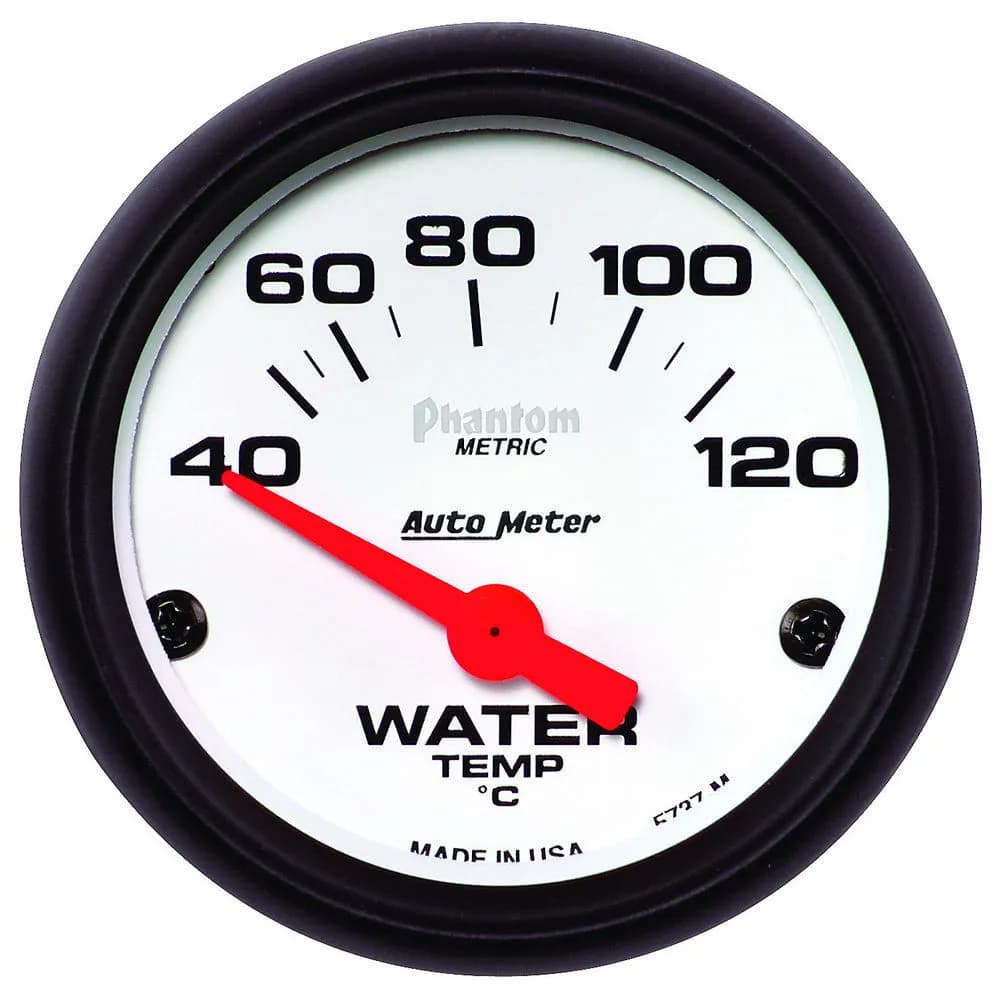 Gauge, Water Temp, 2 1/16", 40-120?C, Electric, Phantom