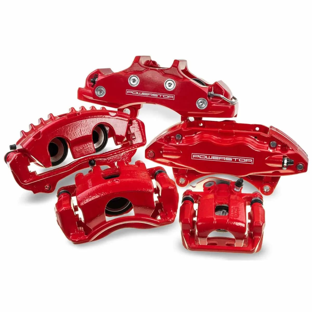 Ford F-250 Super Duty 2012-2016 Ford F-350 Super Duty 2012-2016 Ford F-450 Super Duty 2013-2016 Front Red Caliper Pair
