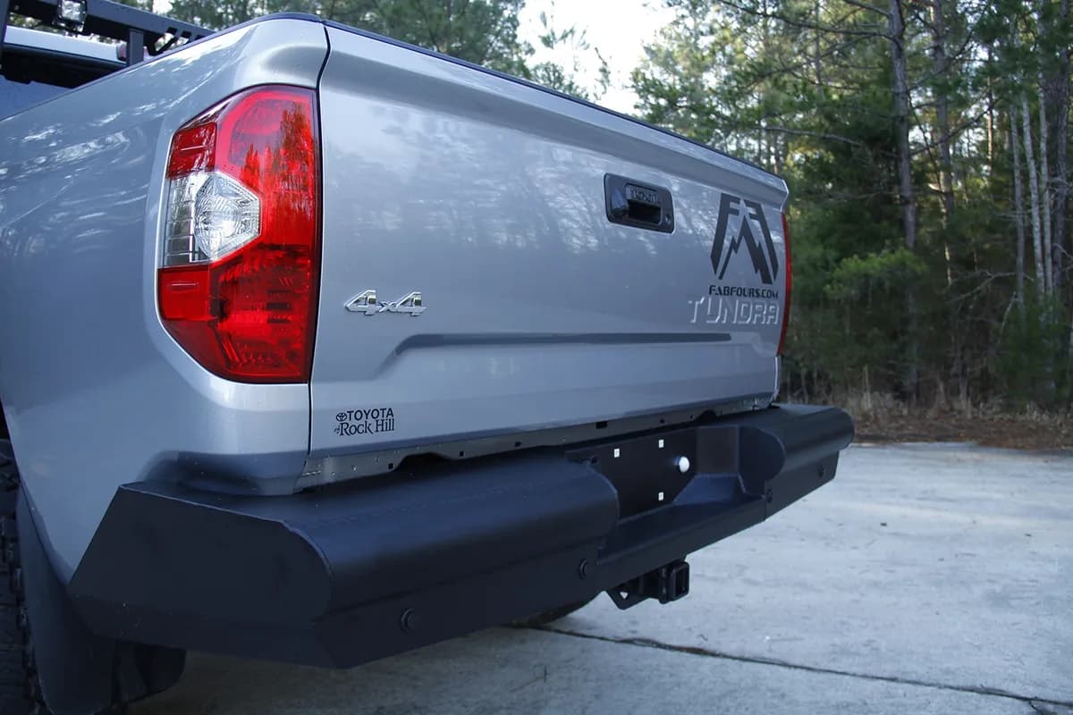 0713 Tundra Rear Elite Ranch Bumper Matte Black