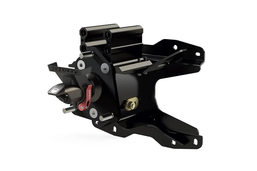 18c Jeep Wrangler JL Alpha HD Adjustable Spare Tire Mount & HD 8lug Adapter Plate Kit – 8x6.5in