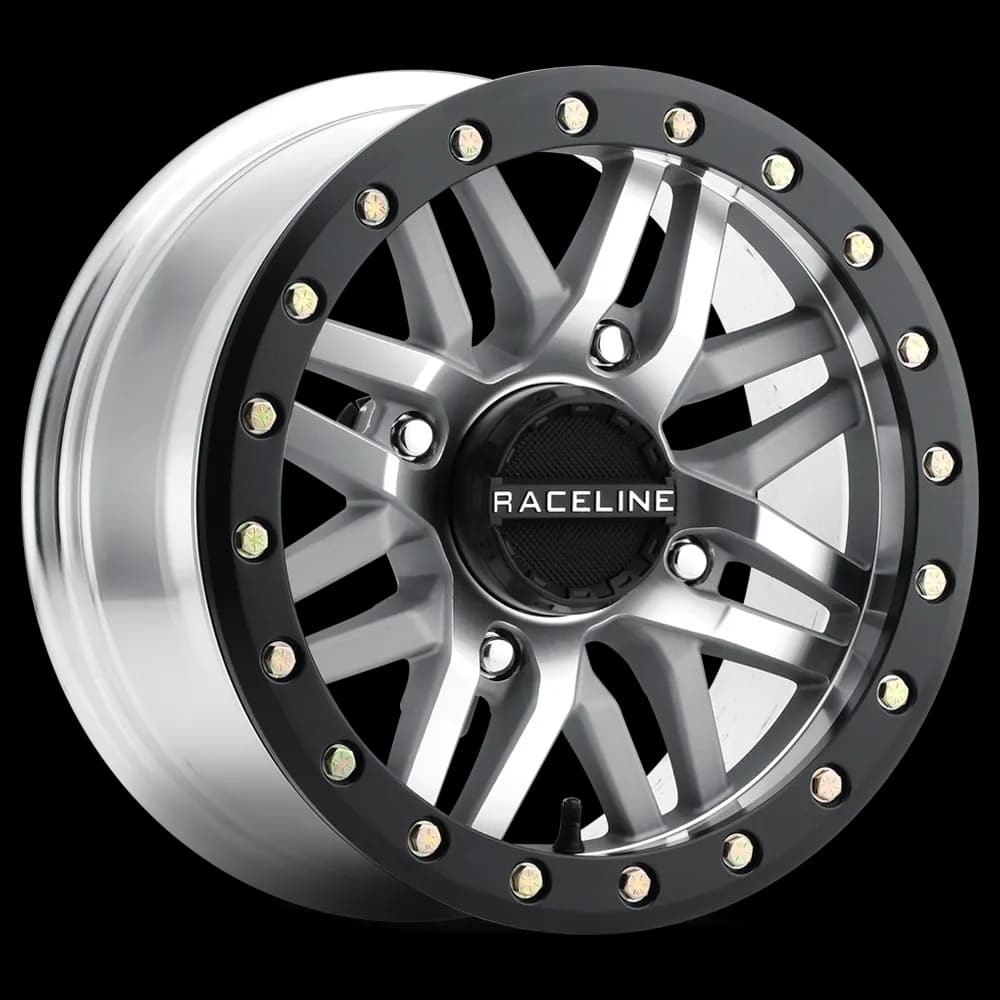 A91ma Ryno Beadlock Black Machined as Cast 15x7 4x137 +10mm