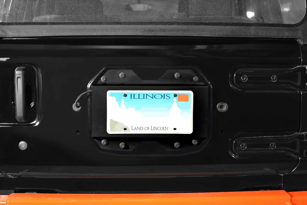Exterior Accessories 2018 to Present License Plate Brackets Bare