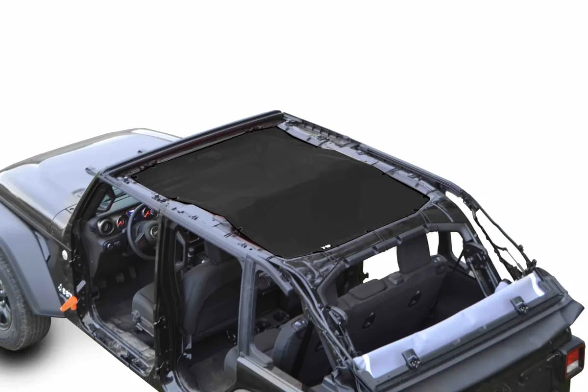 Tops and Covers 2018 to Present Fabric Teddy 4 Door Black