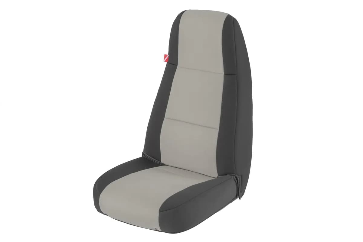 Jeep Wrangler Neoprene Seat Covers for 1991 Jeep Wrangler YJ Light Gray Diver Down