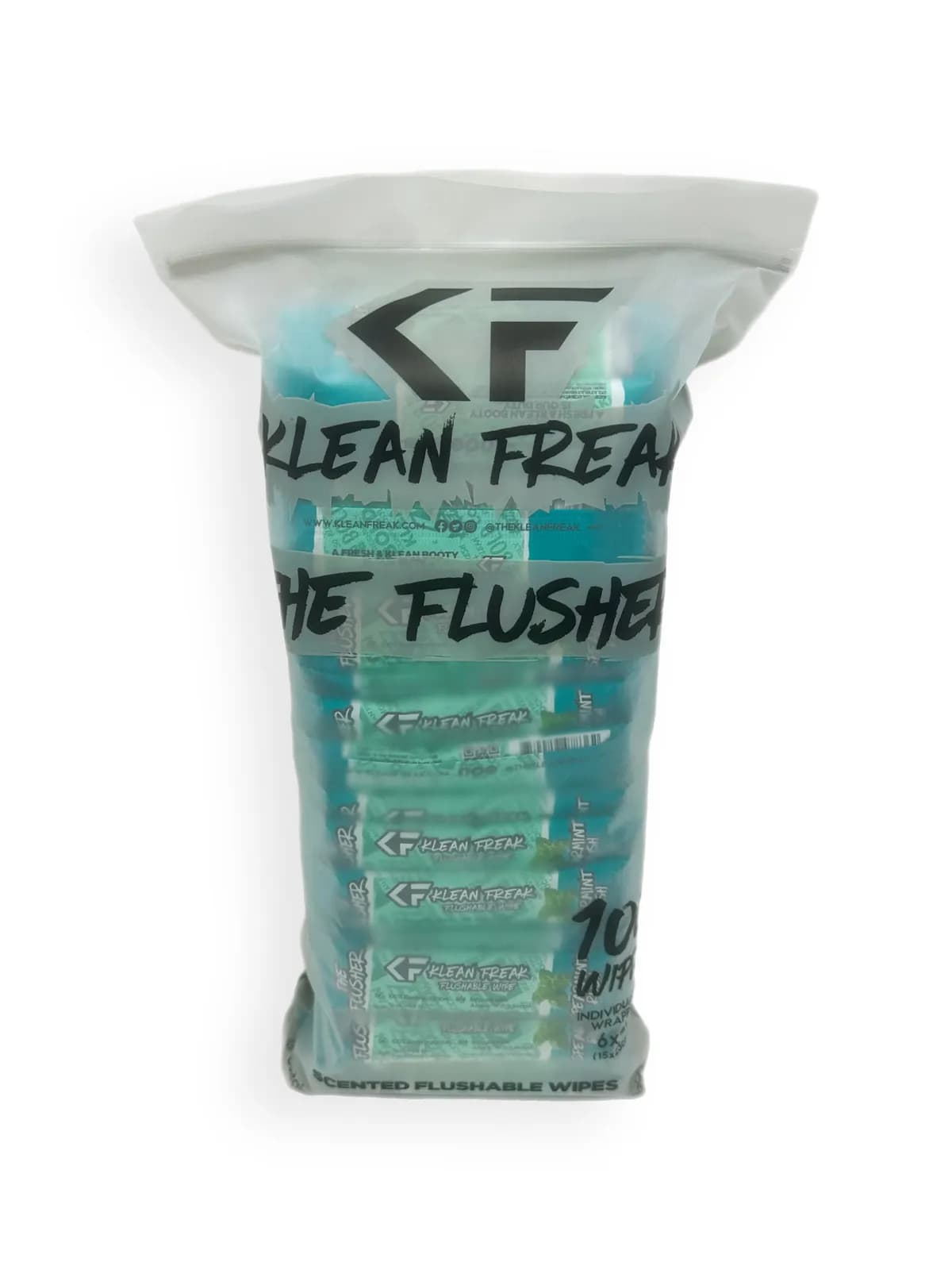 Klean Freak The Flusher - 100 Pack Spearmint Rush FHSR10