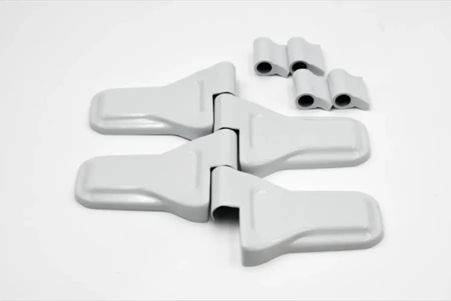 Distinction Applied 2018 - 2025 Jeep Wrangler Gladiator Jeep Wrangler JL/ Gladiator door hinge covers - Bright White DA_HNGCVR_PW7