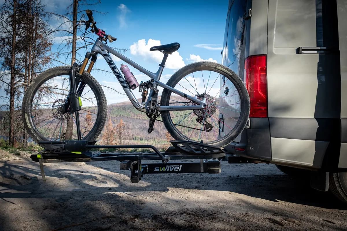 Swivel Hitch For Bike Carrier 300lb Capacity Fits Only 2in Receivers Swings Out