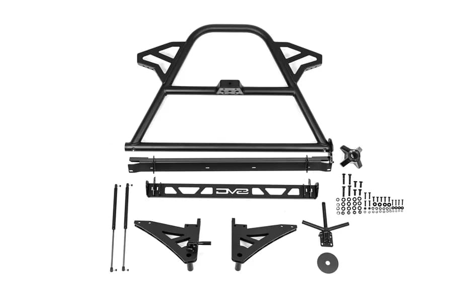 DV8 2020-2025 Jeep Gladiator JT DV8 Offroad Adjustable In-Bed Tire Carrier