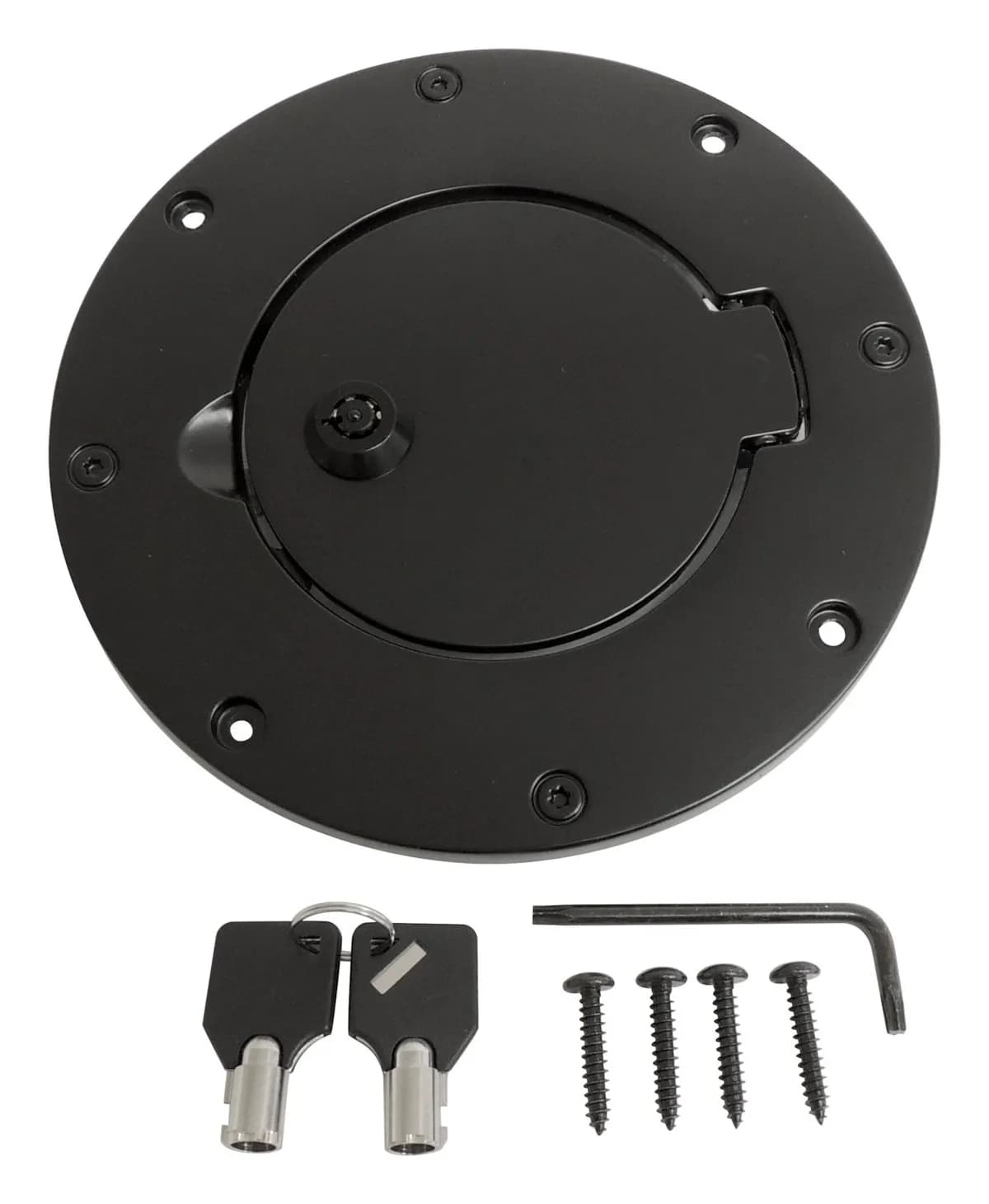 Black Locking Fuel Door For 19972006 Jeep TJ Wrangler