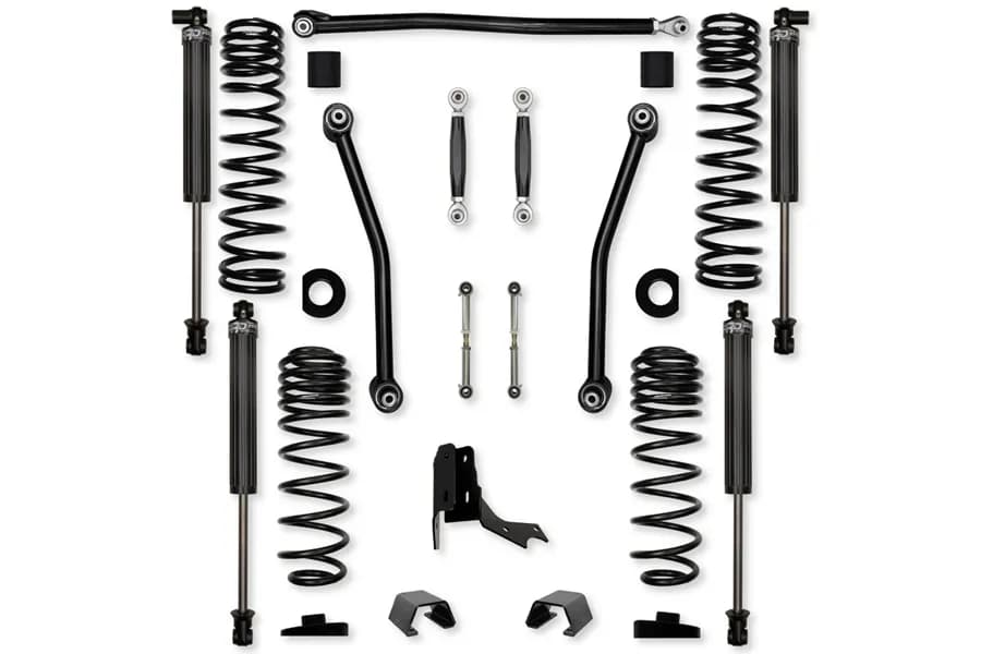 Front And Rear 3.0in Adventure No Limits Systemstage 1 19c Wrangler Jt