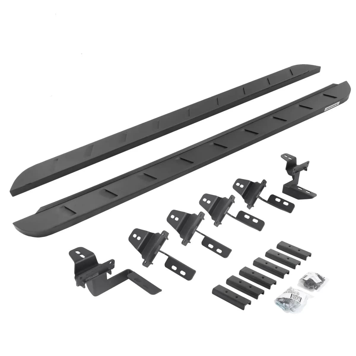 Go Rhino 63450568SPC - RB10 Slim Line Running Boards With Mounting Brackets - Textured Black