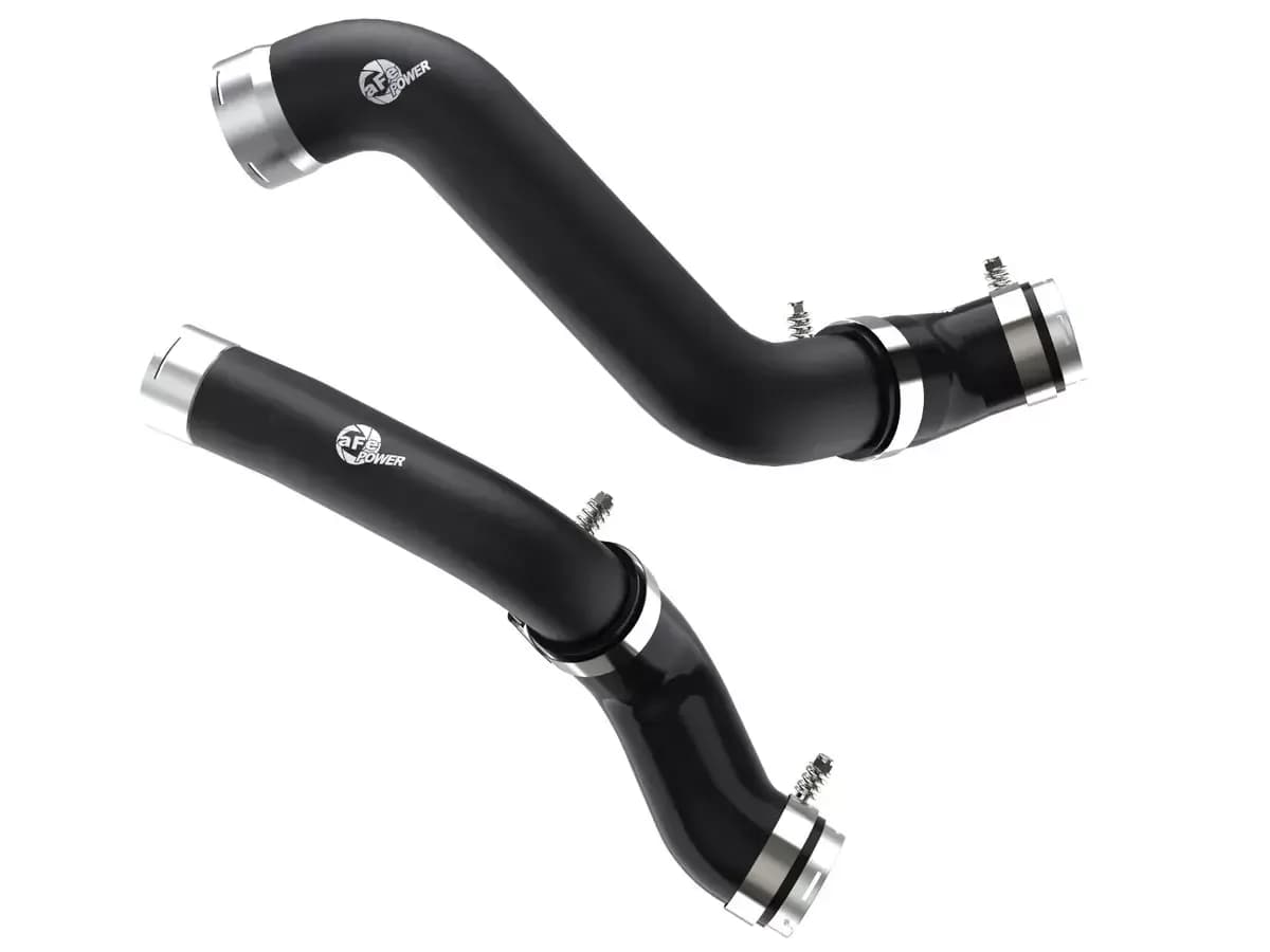BladeRunner 2-1 2 IN to 3 IN Aluminum Hot and Cold Charge Pipe Kit Black GM Silverado Sierra 1500 19-21 L4-2.7L t