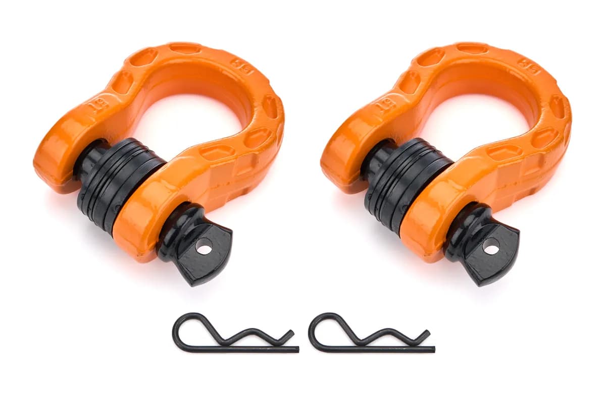 Mile Marker 60-80134-TO 8T Orange Shackle (Set of 2 with box)