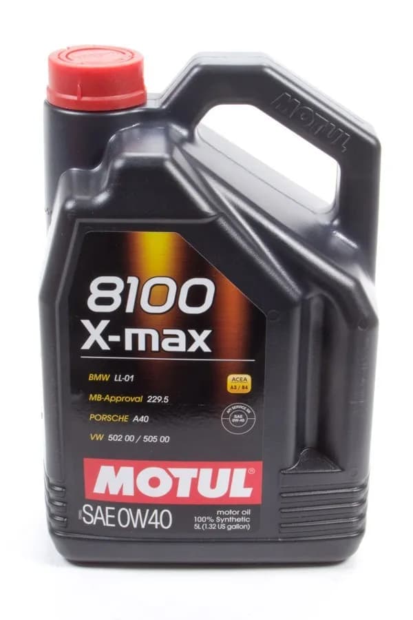 Motul 8100 X-Max 0W40 Motor Oil - 5L
