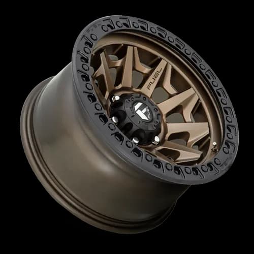 Aluminum Wheels 17X9 Covert D696 6 On 139.7 Matte Bronze Black Bead Ring 106.1 Bore 1 Offset Multi Spoke Fuel Off Road Wheels