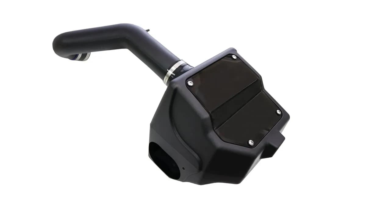 Cold Air Intake Kit; Incl. Closed Filter Box/Air Duct/PowerCore® Filter/Connectors/Clamps;
