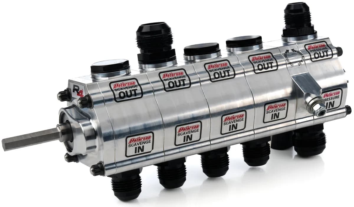 Oil Pump 5-Stage R4 Left Side Mount Male Hex