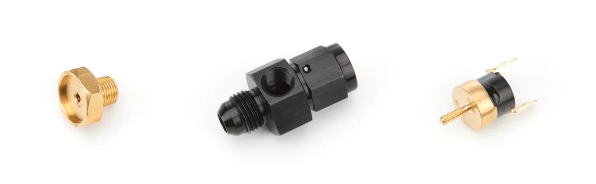 Derale 35020 Premium In-Line Fan Control Thermostat 180°, -6AN x -6AN