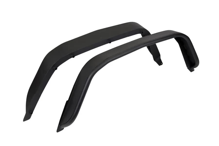 Steel Tube Fenders Rear; 2021 Gladiator Jt
