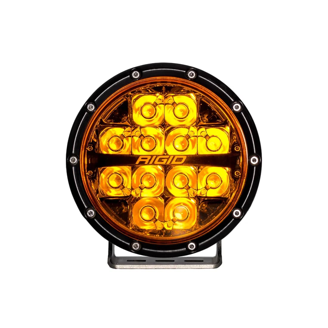 360-Series LED Off-Road Light; 6 in.; Spot Beam; w/Amber Pro Lens; Pair;