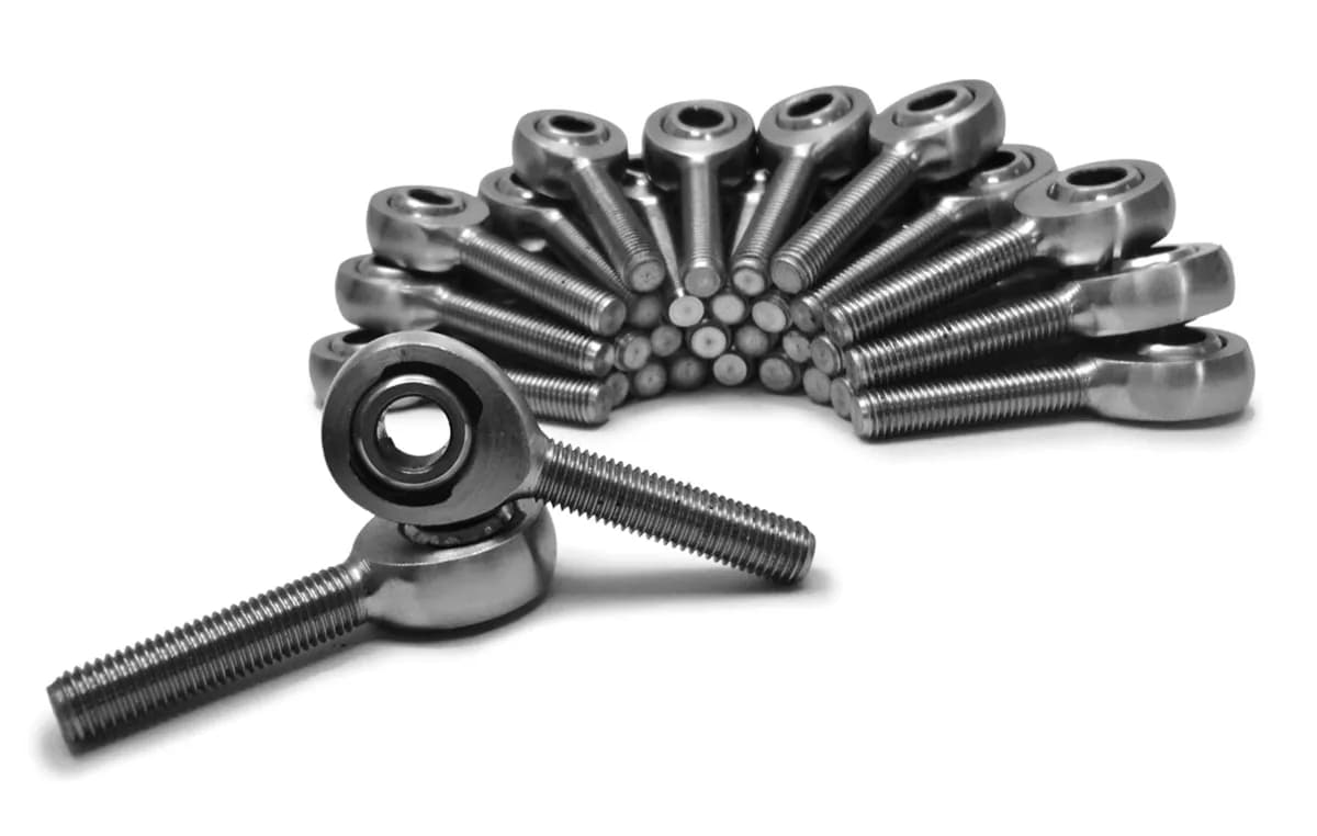 Inch Male 3/4-16 RH x 5/8 Chrome Moly Housing, Nylon Race 30 Pack