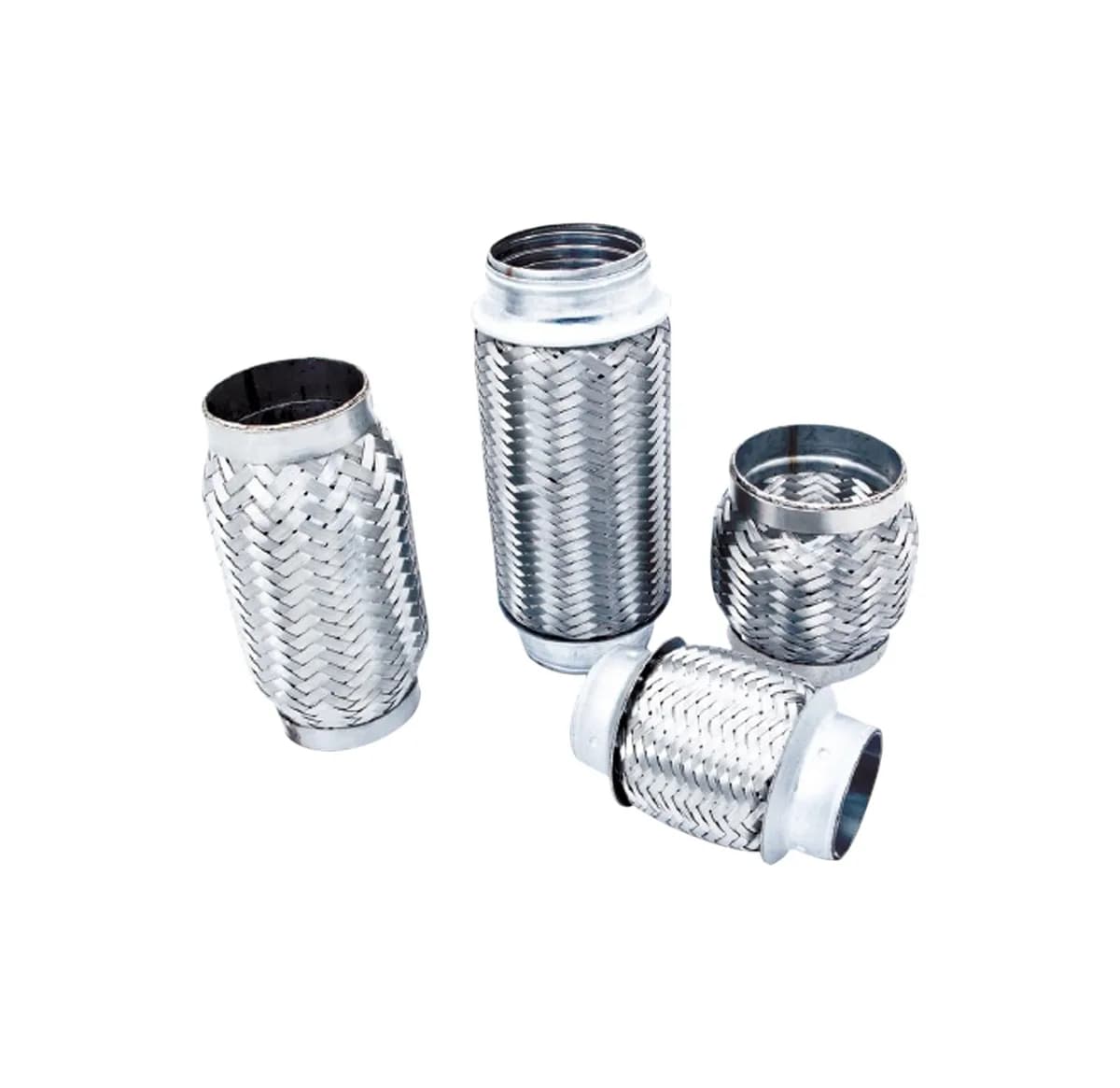 Braided Flex Bellows 3Inch Inlet and Outlet 3Inch Long