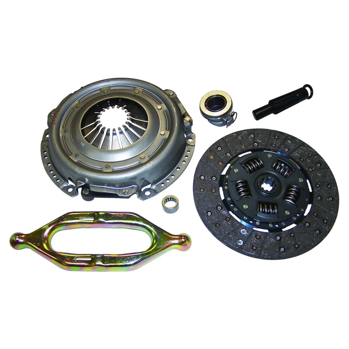 1994-1999 Cherokee XJ w/ 4.0L engine; includes 1 - 4638411C Plate 1 - 53008259 Disc 1 - 53008342 Clutch Bearing 1 - 53009181 Pilot / Maindrive 1 - 53006388 Fork 1994-1998 Grand Cherokee ZJ w/ 4.0L engine; includes 1 - 4638411C Plate 1 - 53008259 Dis