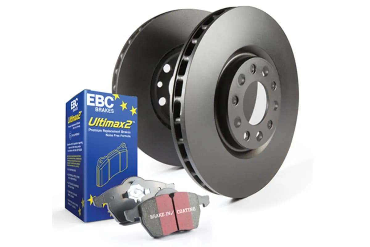 S20 Kits Ultimax and Plain Rotors; Front and Rear; FMSI Pad No. D2211/D2212; Vented Front; Solid Rear; 5/5 Bolt Front/Rear; 330/300mm;