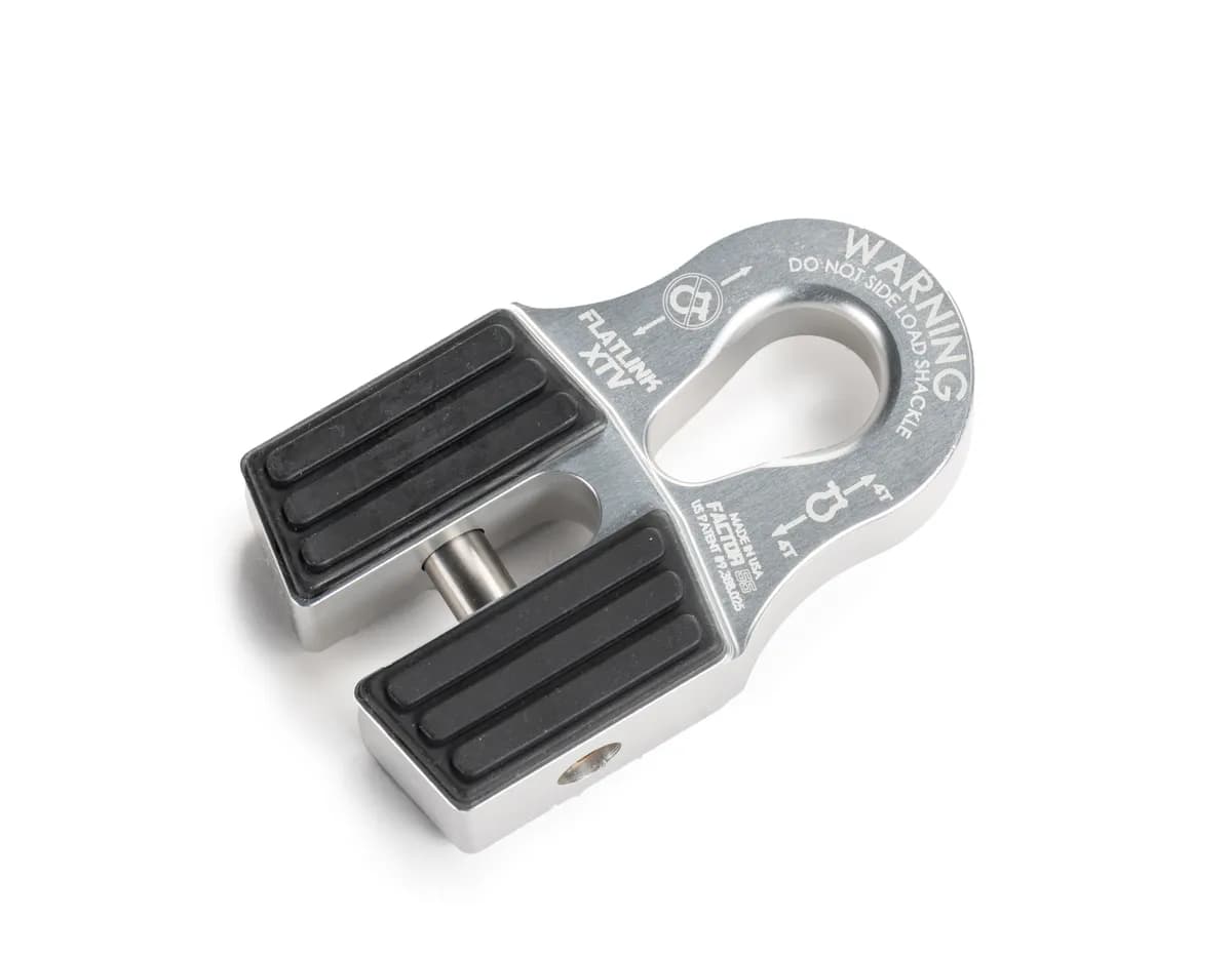 Factor 55 00070-05 Flatlink Xtv Winch Shackle Mount -- Silver