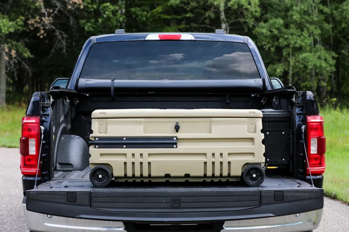 DÃœHA Squad Box "Extreme Duty" | Portable Lockable Storage for Trucks, Jeeps, SUVs