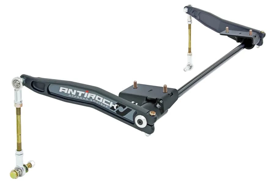 Antirock Sway Bar Kit JL/JT Front Forged Arms Steel Brackets (Heavy) 1 Inch Bar RockJock 4X4