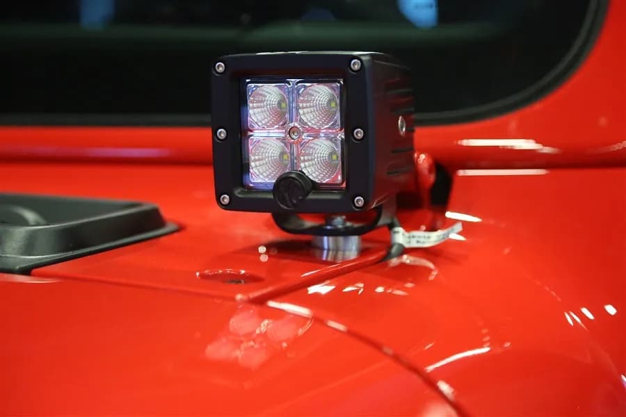 Rock Hard 4x4 A-Pillar Windshield Light Mounts - JL/JT