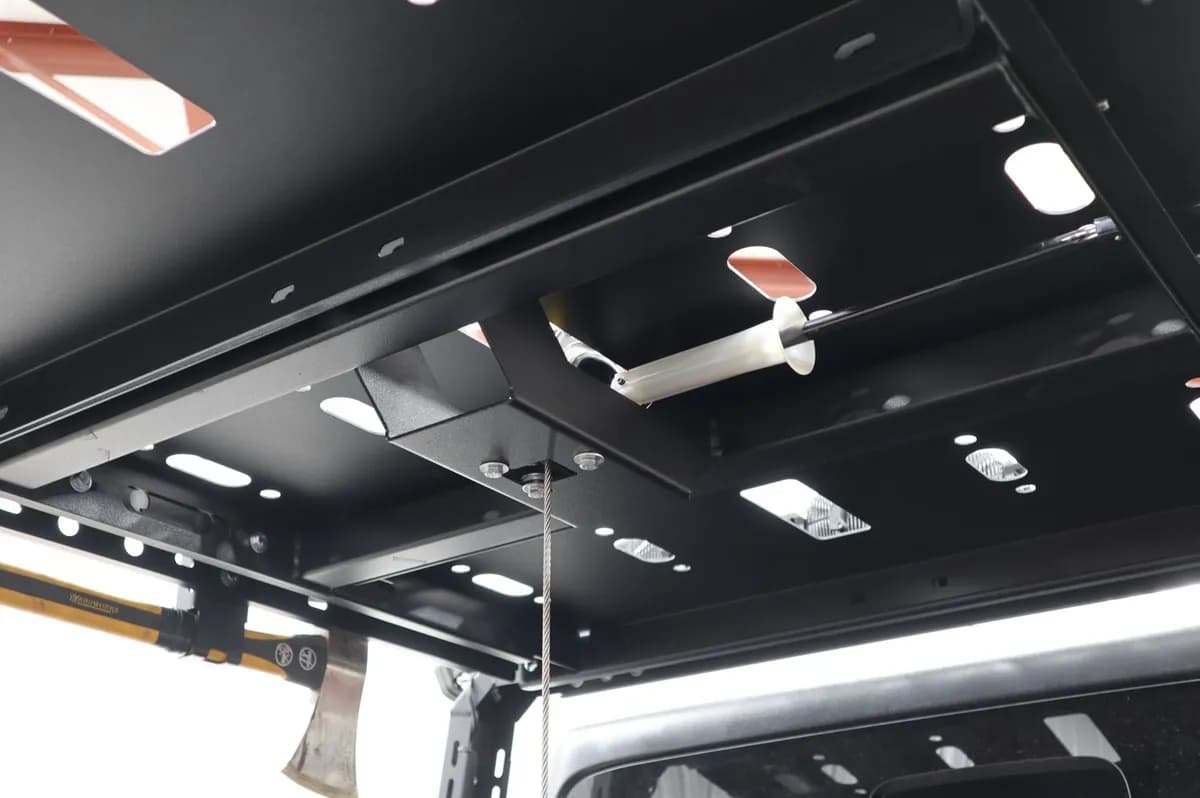 LOD Black Ops Bed Rack Tire Carrier (Black Powder Coated)