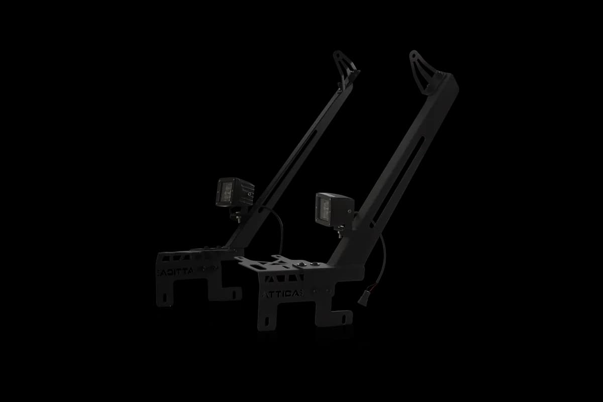 Attica 4x4 ATTJL01E104-BX 2018-2024 Jeep Wrangler JL / Gladiator 19-24 Frontier Series Pillar Light Mount