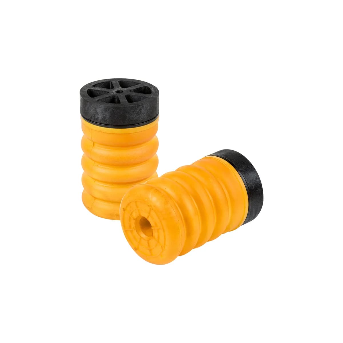 SumoSprings; Front Or Rear; Incl. Two 1 in. Spacers; For Fabricators And Custom Applications; One Piece Hollow Center; 2800 lbs. At 50 Percent Compression; Yellow;