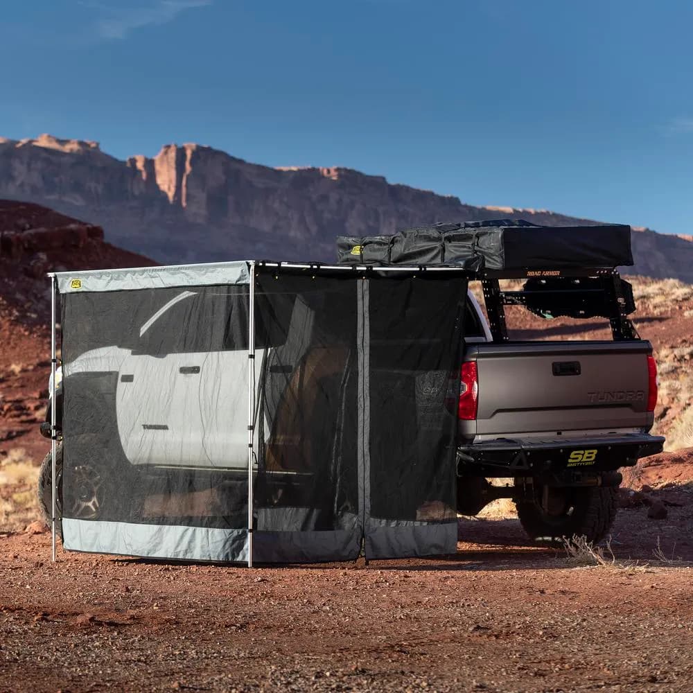 Gen2 8ft Awning Mesh Room; Gray