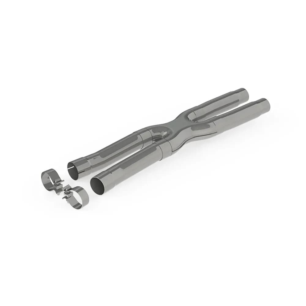 MBRP 2.5 Inch Exhaust Resonator Bypass X-Pipe For 15-Up Ford Mustang GT 5.0L MBRP
