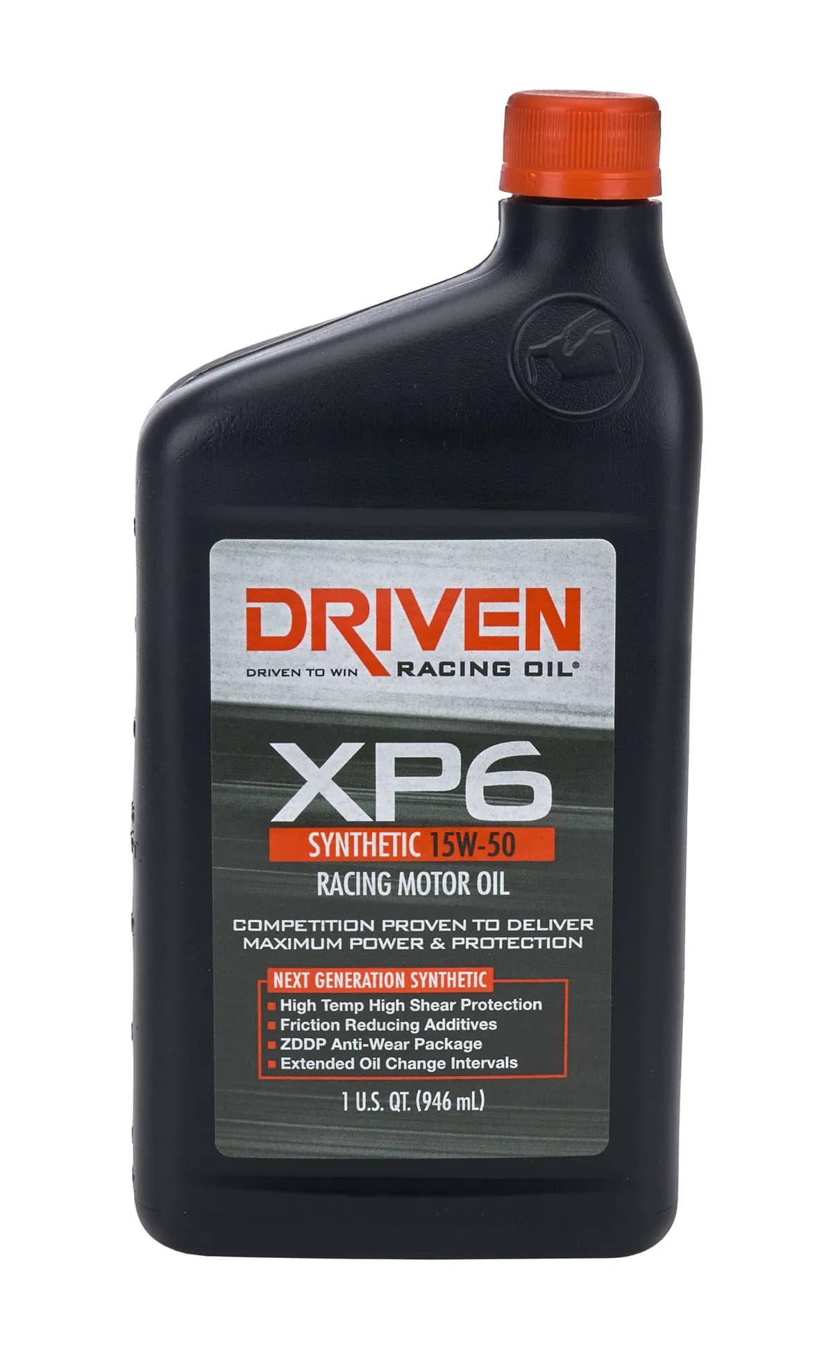 Driven Racing Oil, LLC 01006 XP6 15W-50 Synthetic Racing Oil - 1 Quart Bottle