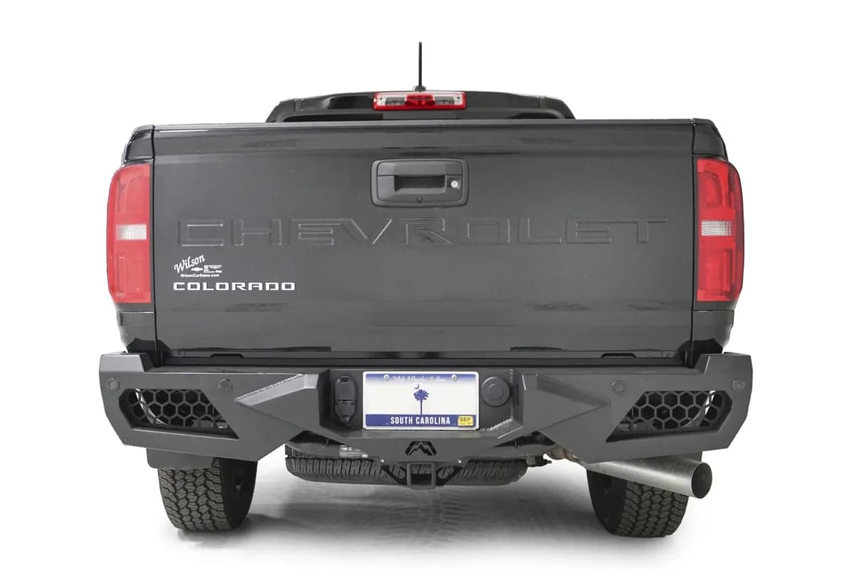 Vengeance Rear Bumper; Black Powder Coat; 75 lbs. Weight; 11 in. Height; 66.5 in. Width; 11 in. Depth;