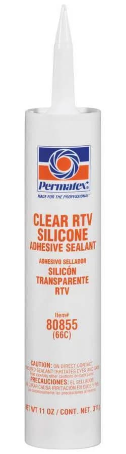 Clear Rtv Silicone Adhesive Sealant 11oz Cartridge