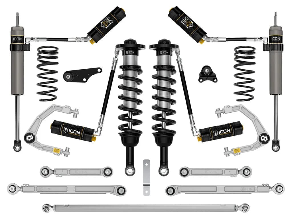 ICON 2024-2026 Toyota Land Cruiser 250 Series, 1.25-3" Lift, Stage 9 Suspension System, CDCV, Billet