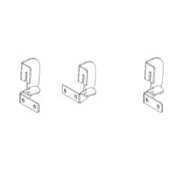 Go Rhino D64043TK - Dominator Xtreme D1,,D2, D6, DSS, DT Side Steps - Mounting Brackets Only - Textured Black