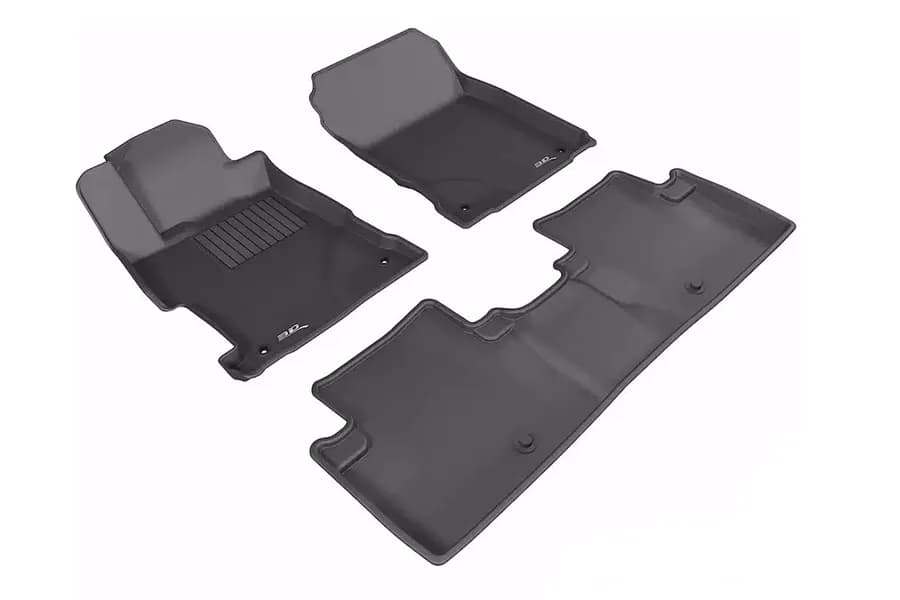 1820 Wrangler JL Unlimited Kagu Black 1st & 2nd Row Floor Liner