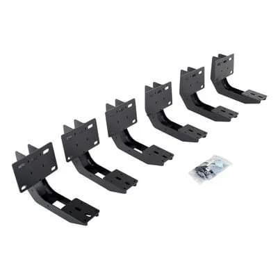 go Rhino 6943066 - V-Series V3, Rb30 And rb Slim Side Steps - Mounting Brackets Only - Textured Black
